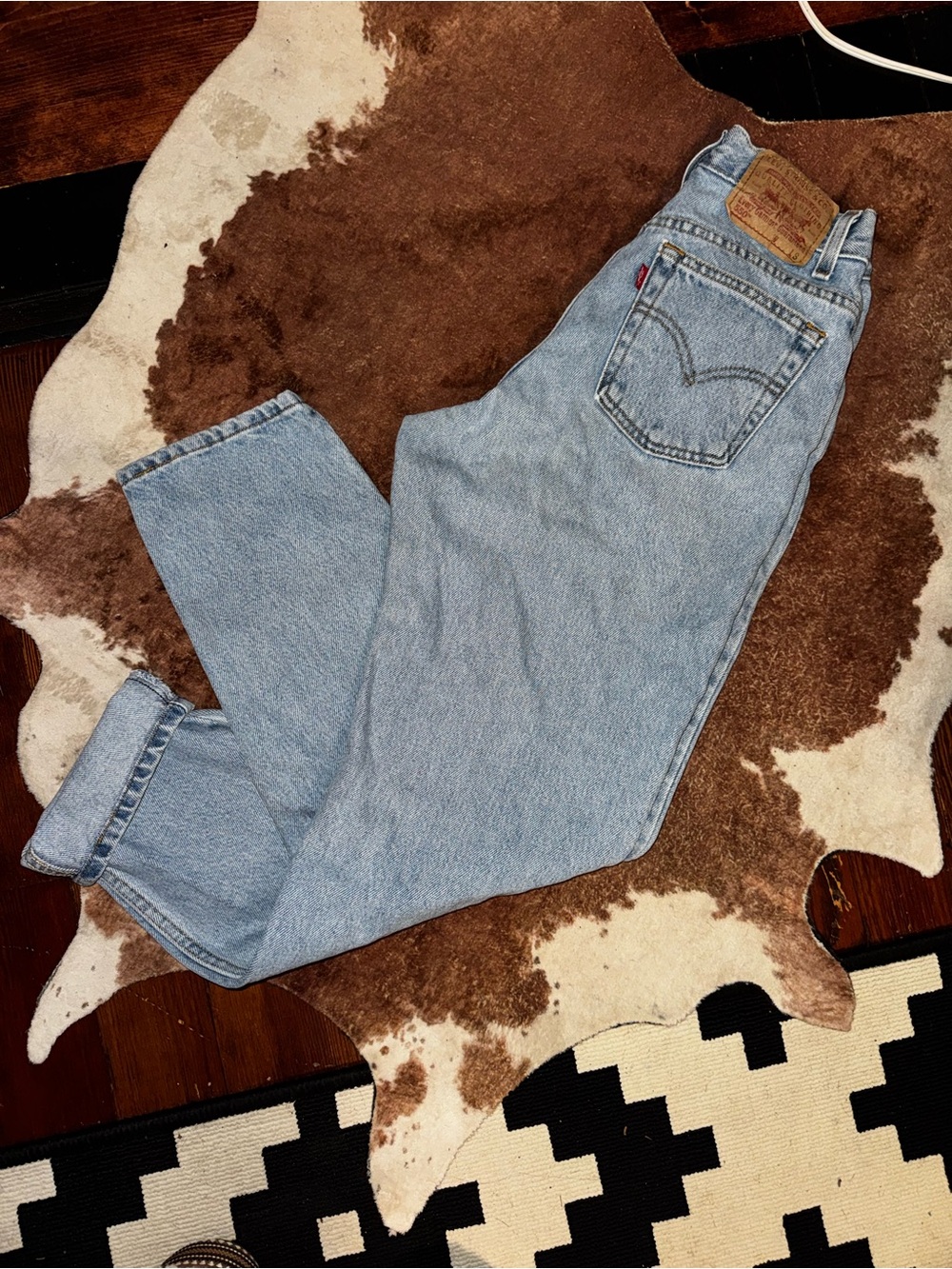 Levi's Light Blue Straight Leg Jeans